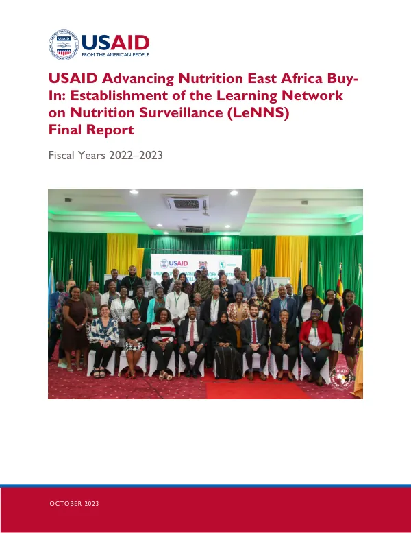 USAID Advancing Nutrition East Africa: LeNNS Final Report