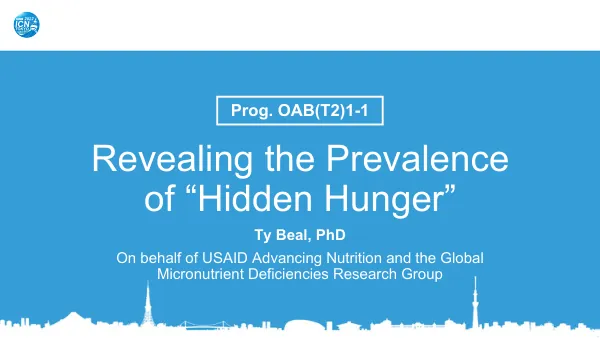 Revealing the Prevalence of "Hidden Hunger" (December 2022)