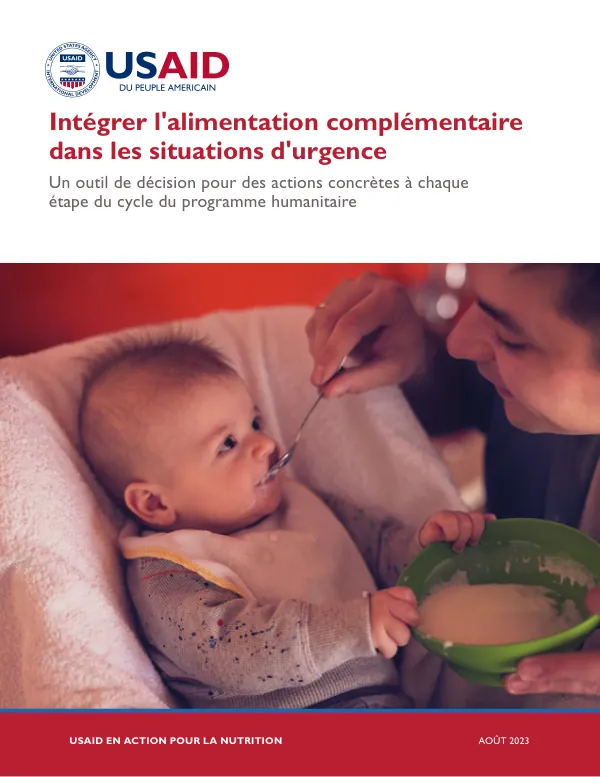 Integrating Complementary Feeding into Emergency Situations: A Decision-Making Tool