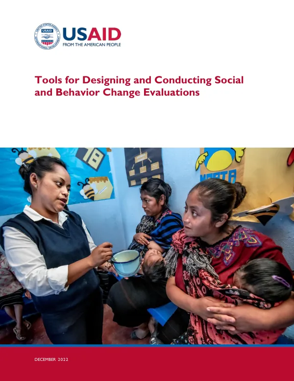 Tools for Designing and Conducting Social and Behavior Change Evaluations (December 2022)