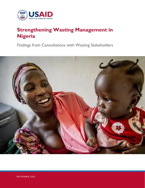 Strengthening Wasting Management in Nigeria: Stakeholder Consultations (September 2022)