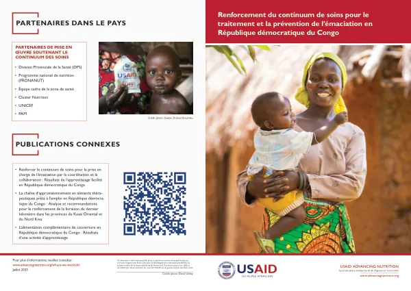 Strengthening Wasting Care in DRC (French Brochure)