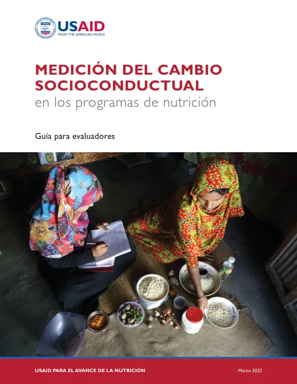 Measuring Sociocultural Change in Nutrition Programs: A Guide for Evaluators (March 2022)