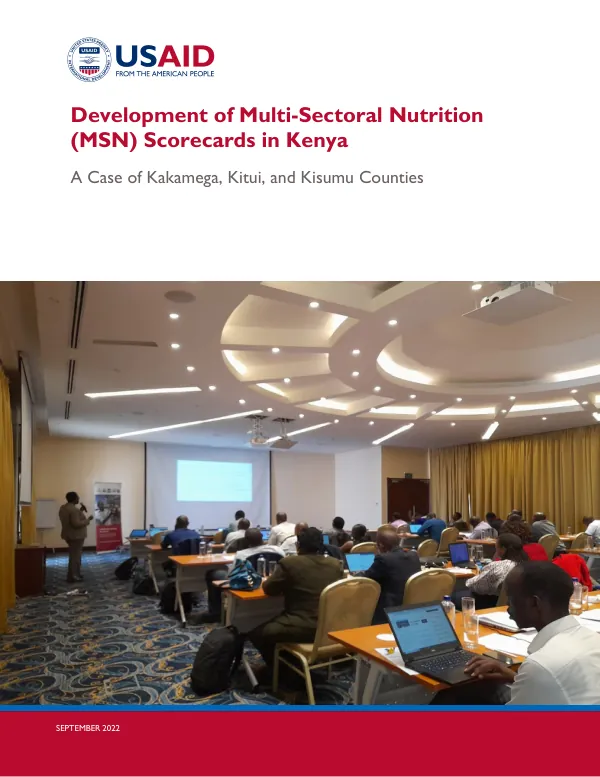 Development of Multi-Sectoral Nutrition Scorecards in Kenya (2022)