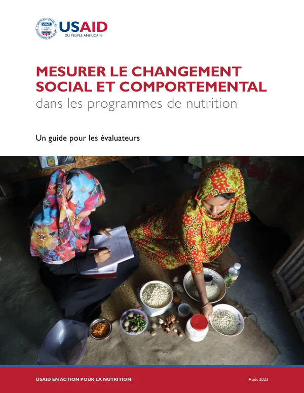 USAID SBC Nutrition Programs: A Guide for Evaluators (August 2023)