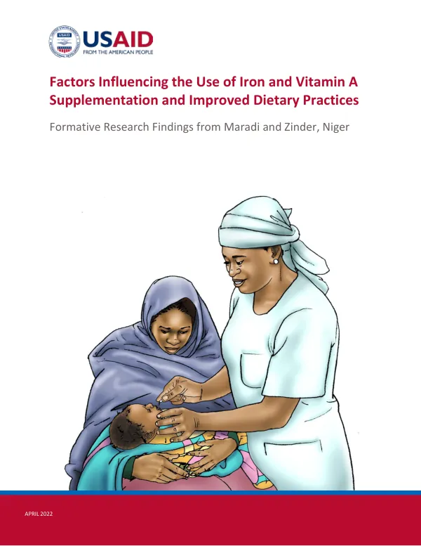 Factors Influencing Iron and Vitamin A Supplementation and Dietary Practices in Niger