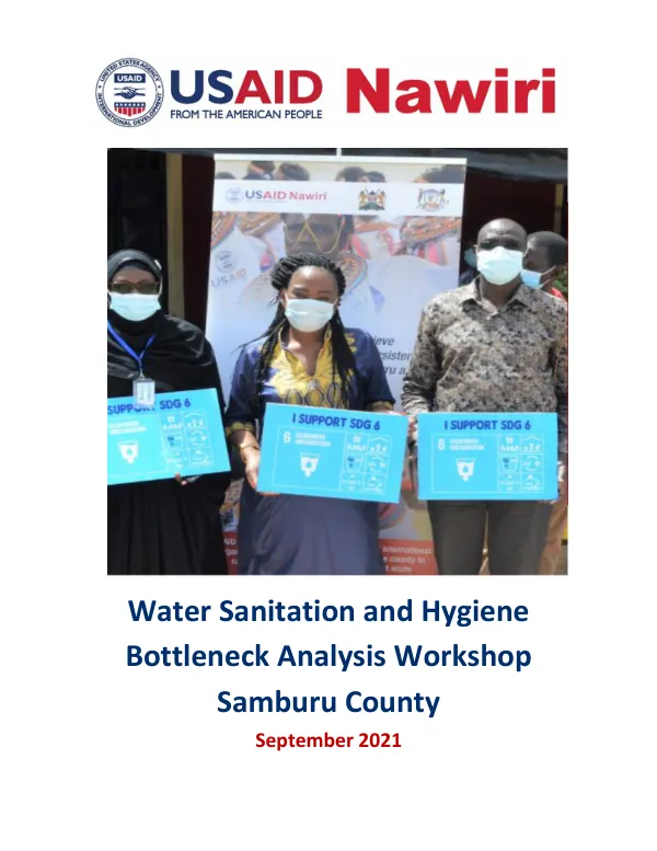 WASH BAT Samburu Workshop Report, September 2021