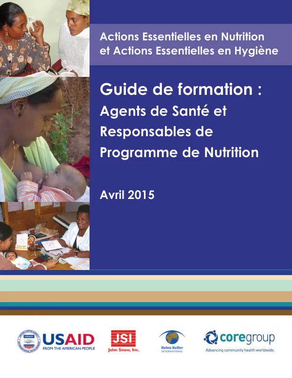 Training Guide: Essential Nutrition and Hygiene Actions for Healthcare Workers