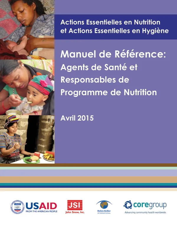 AEN AEH Reference Manual for Health and Nutrition Program Managers