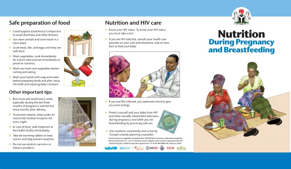 Nutrition During Pregnancy and Breastfeeding Brochure