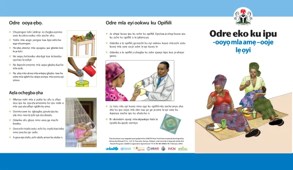 Maternal Nutrition Brochure: Pregnancy and Breastfeeding Guidance