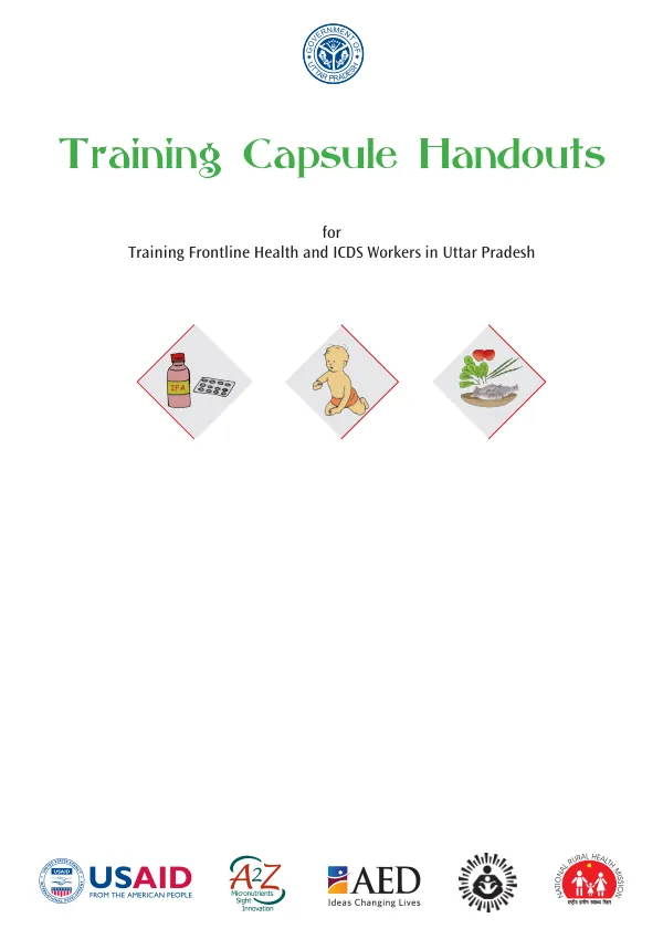 Child Anemia Training Capsules Handout