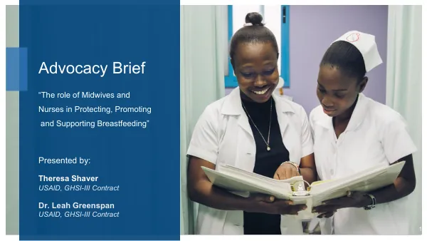 CIF-RIG September 2021: Midwives, Nurses, and COVID-19 Impacts on Breastfeeding