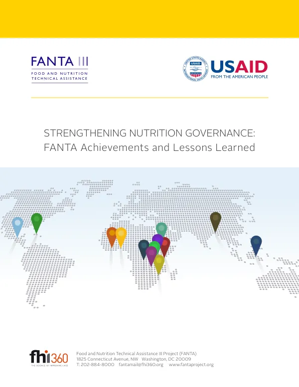 Strengthening Nutrition Governance: FANTA Achievements and Lessons Learned