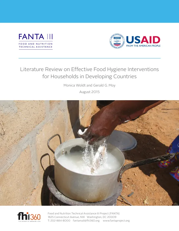 Food Hygiene Literature Review