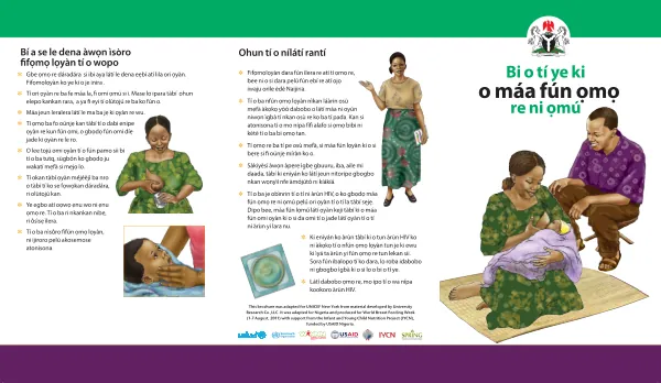 How to Breastfeed Your Baby (Yoruba Brochure for Nigerian Mothers)