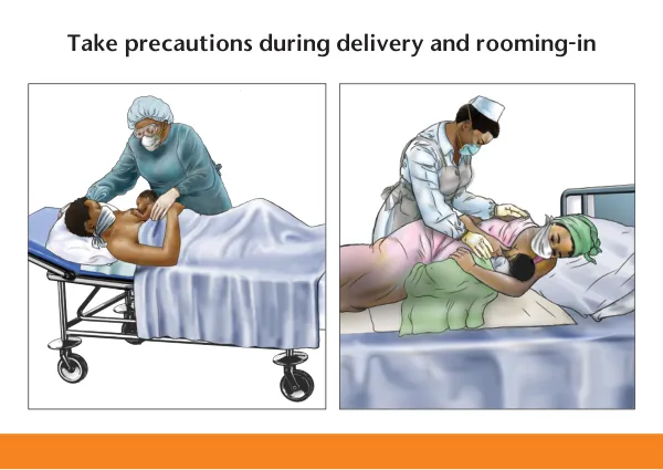 IYCF and COVID-19: Delivery and Rooming-in Precautions Counseling Card (April 2020)