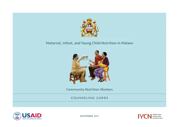 IYCN Malawi Counseling Cards (Dec 2011)