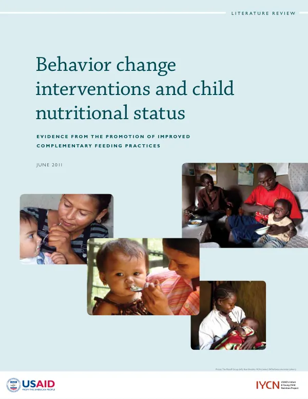 IYCN Complementary Feeding Literature Review