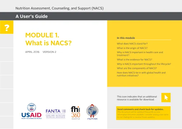 NACS User's Guide: Module 1 - What is NACS?