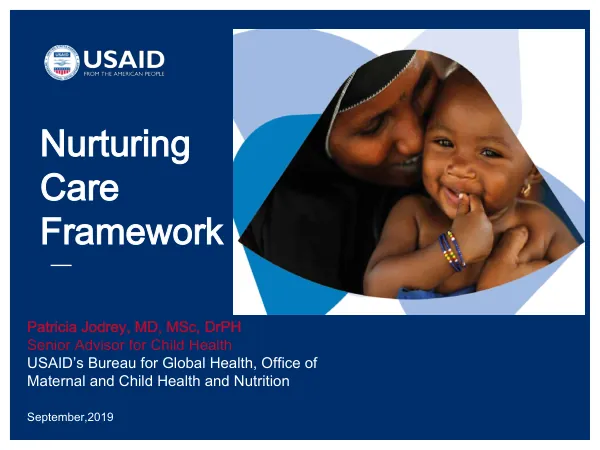 Nurturing Care Framework - Jodrey
