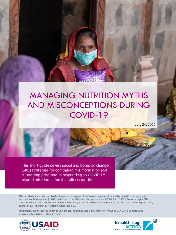 Managing Nutrition Myths and Misconceptions During COVID‑19