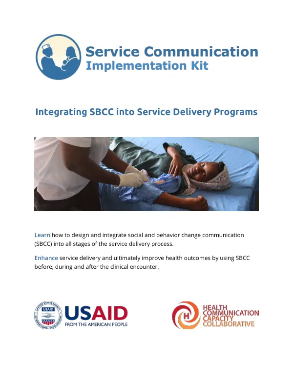SBCC Implementation Kit for Service Delivery Programs