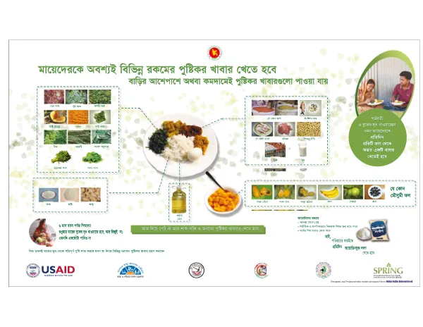 Maternal Nutrition Poster (Bangladesh)