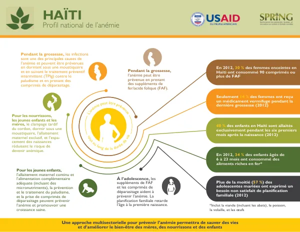 SPRING National Anemia Profile - Haiti (French)
