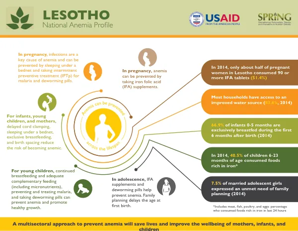Lesotho National Anemia Profile (February 2017 Revision)