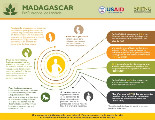 SPRING National Anemia Profile - Madagascar - French
