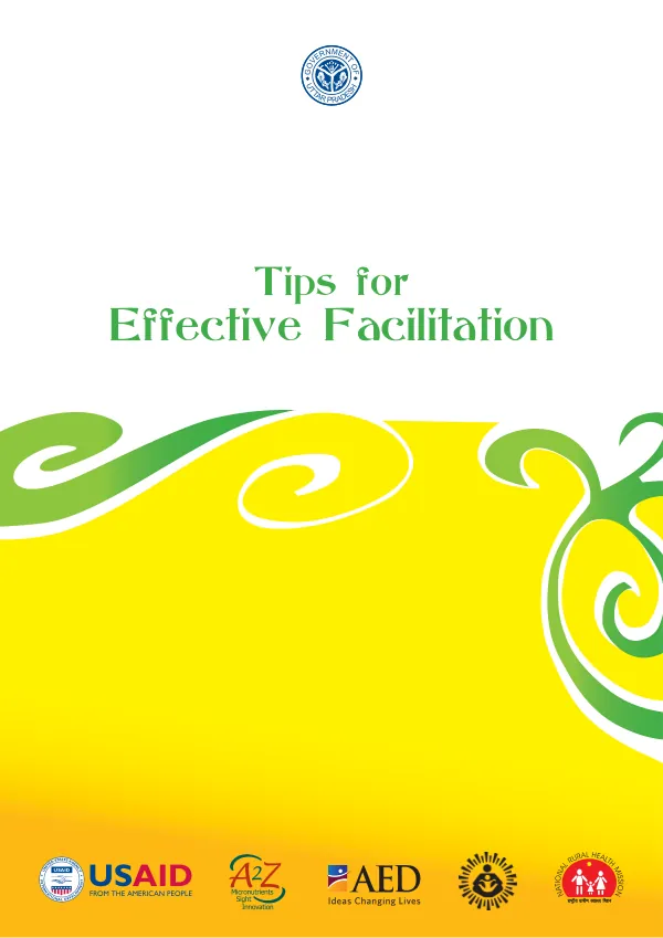 Tips for Facilitation (May 2011)