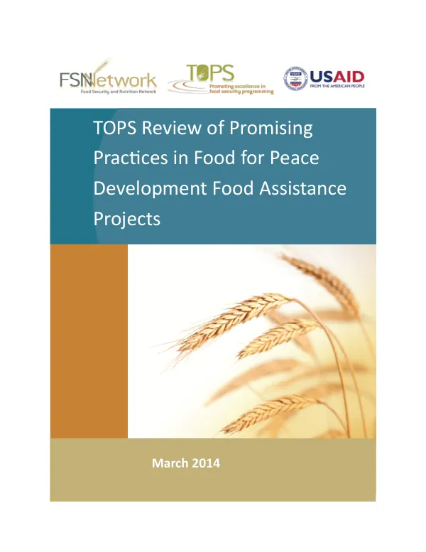 TOPS Review of Promising Practices (March 2014 Final)