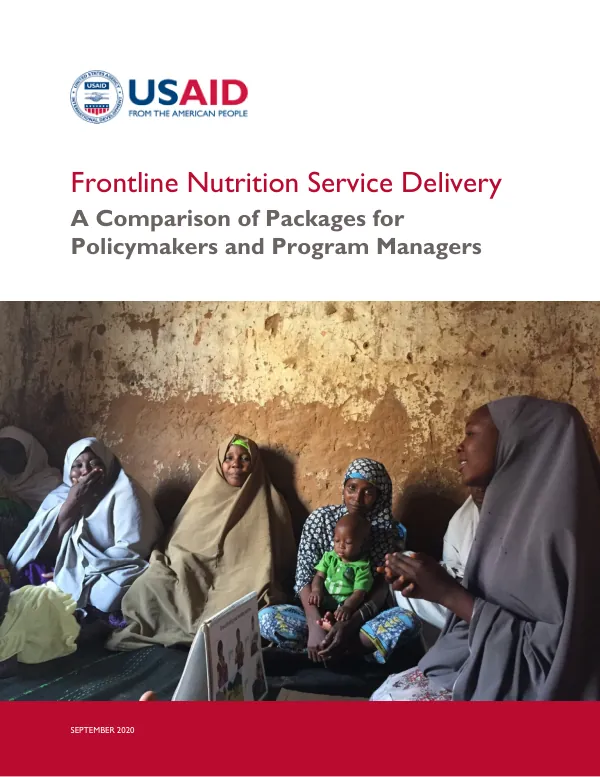 Frontline Nutrition Service Delivery: Comparison of Packages
