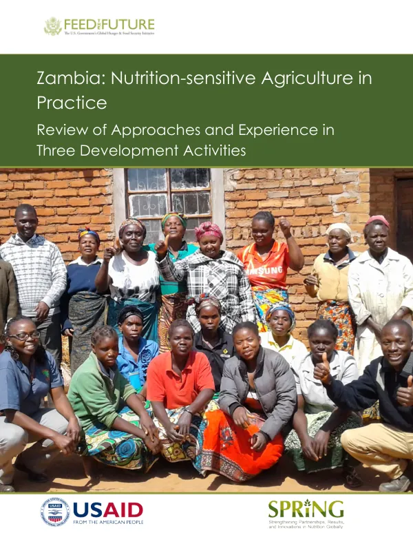 Zambia: Nutrition-Sensitive Agriculture in Practice (2017)