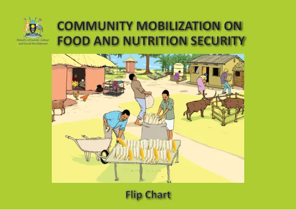 Community Mobilization on Food and Nutrition Security Flip Chart