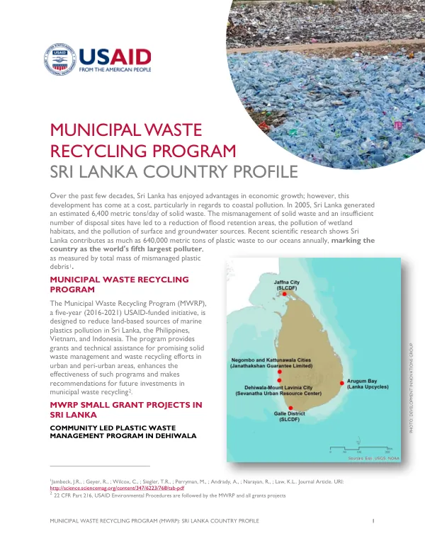 201805 MWRP Sri Lanka 2-Pager Final
