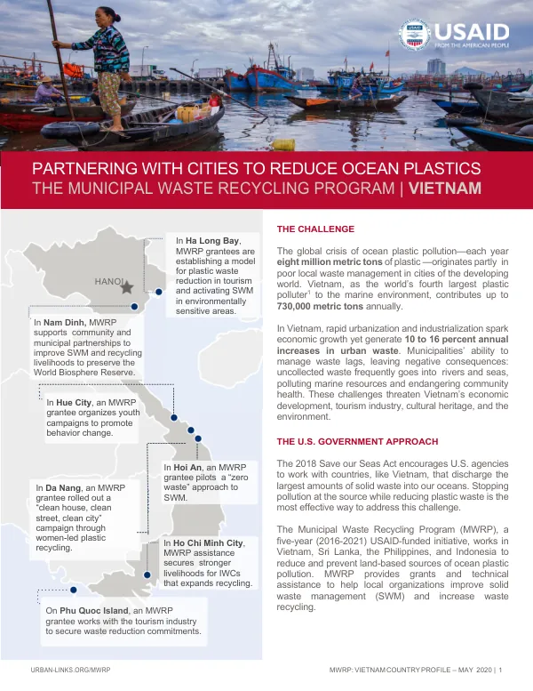 Vietnam Municipal Waste Recycling Program Country Profile