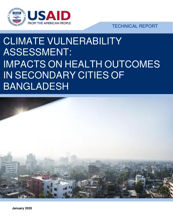 Climate Vulnerability Assessment: Health Impacts in Bangladesh's Secondary Cities