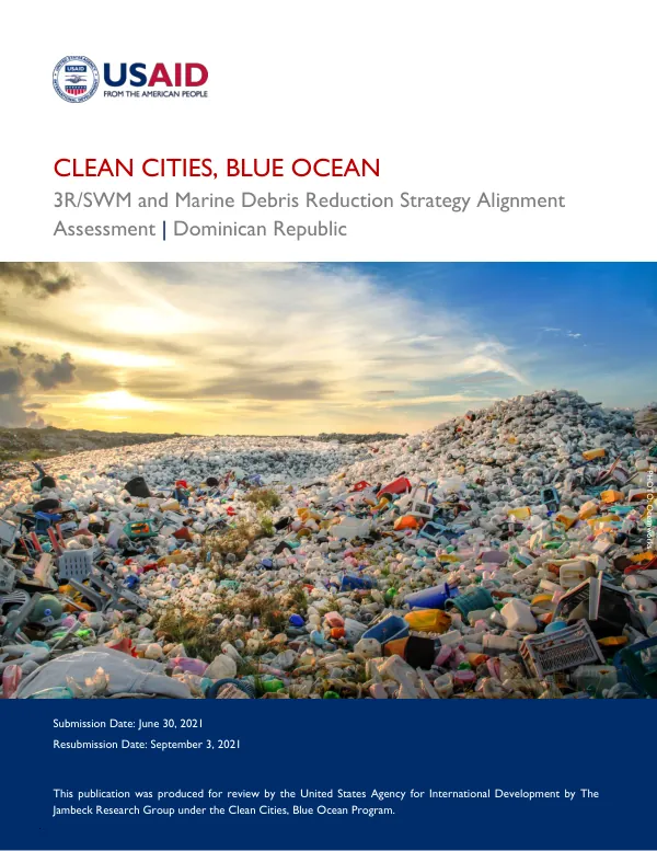 Clean Cities, Blue Ocean: Dominican Republic Marine Debris Strategy Report