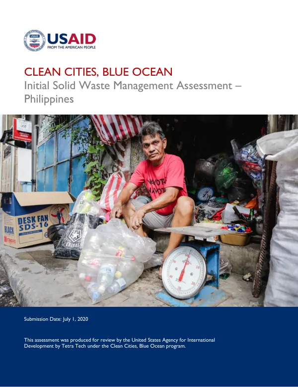 Initial Solid Waste Management Assessment Report: Philippines