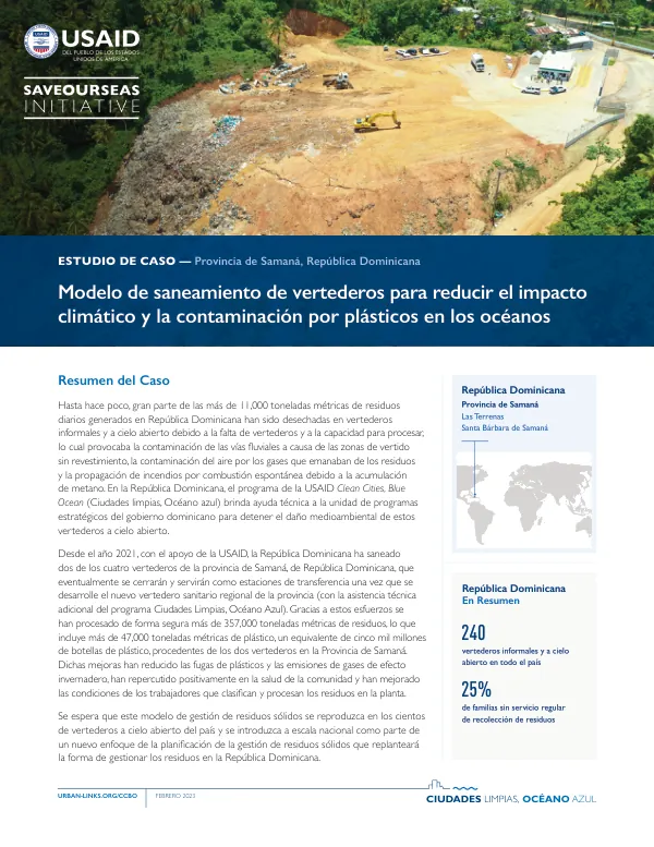 USAID Clean Cities, Blue Ocean: Dominican Republic Remediation Case Study