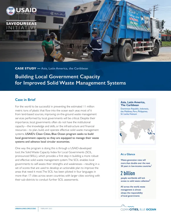 Building Local Government Capacity for Improved Solid Waste Management Systems