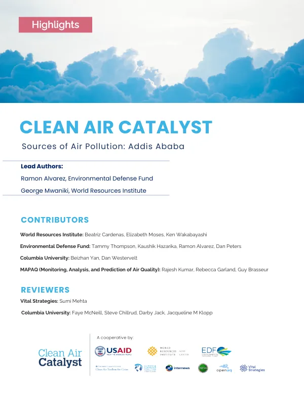 Air Pollution in Addis Ababa: Challenges and Solutions