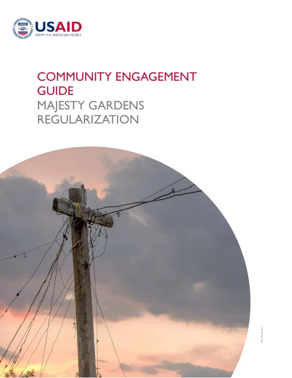 Community Engagement Guide: Electricity Regularization Program in Majesty Gardens, Jamaica