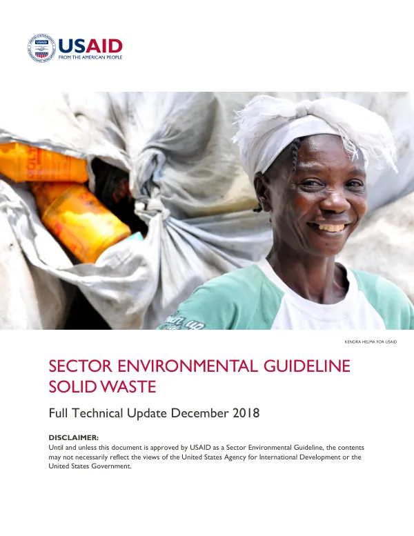 Sector Environmental Guidelines: Solid Waste (2018)