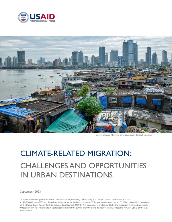 Climate-related Migration to Urban Areas: Challenges and Opportunities