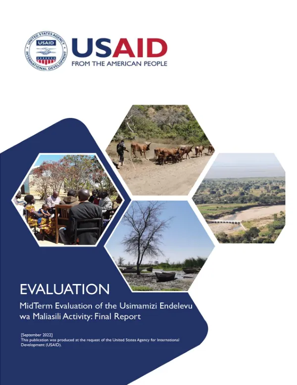 Mid-Term Evaluation of the Usimamizi Endelevu wa Maliasili Activity: Final Report