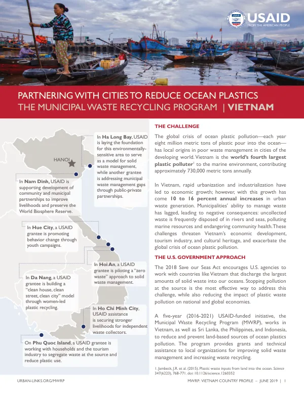 Vietnam Country Profile: Municipal Waste Recycling Program