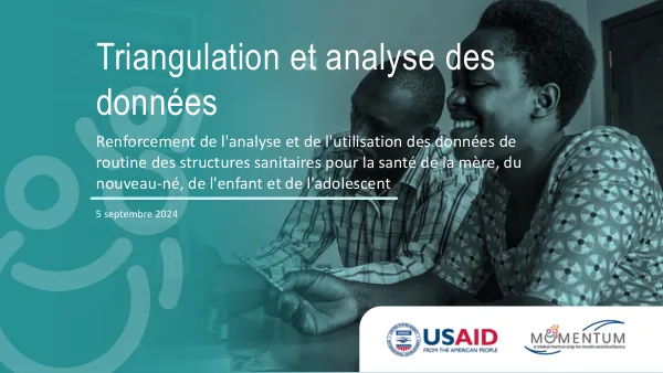 Data Triangulation and Analysis for Health Facility Data